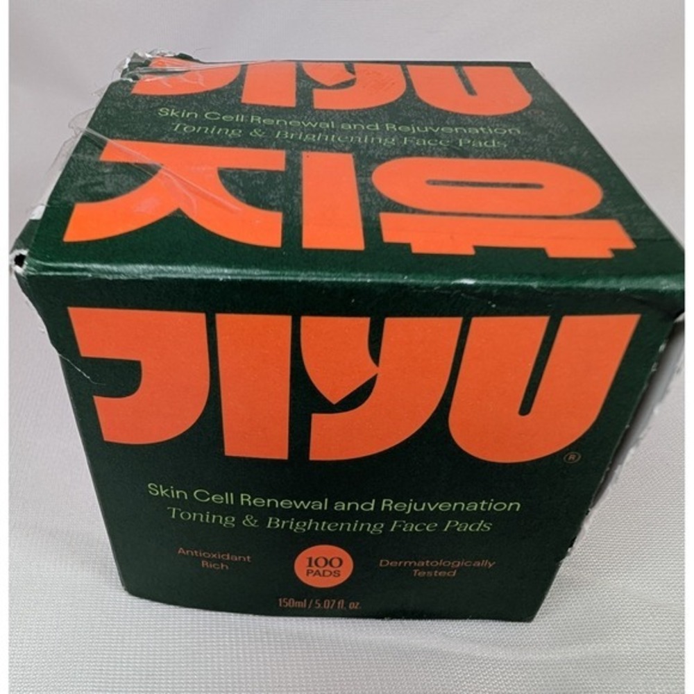 JIYU Skin Cell Renewal Rejuvenation Toning Brightening Face Pads 100ct K-Beauty